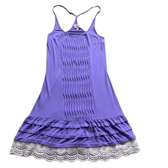 Plenty by Tracy Reese Sleeveless Tidal Pleat Lavender Dress Size Medium - Picture 1 of 12
